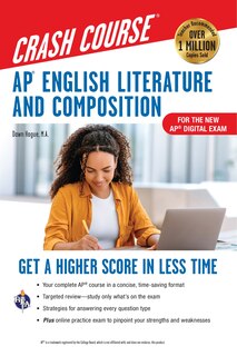 Front cover_AP English Literature & Composition Crash Course, Book + Online