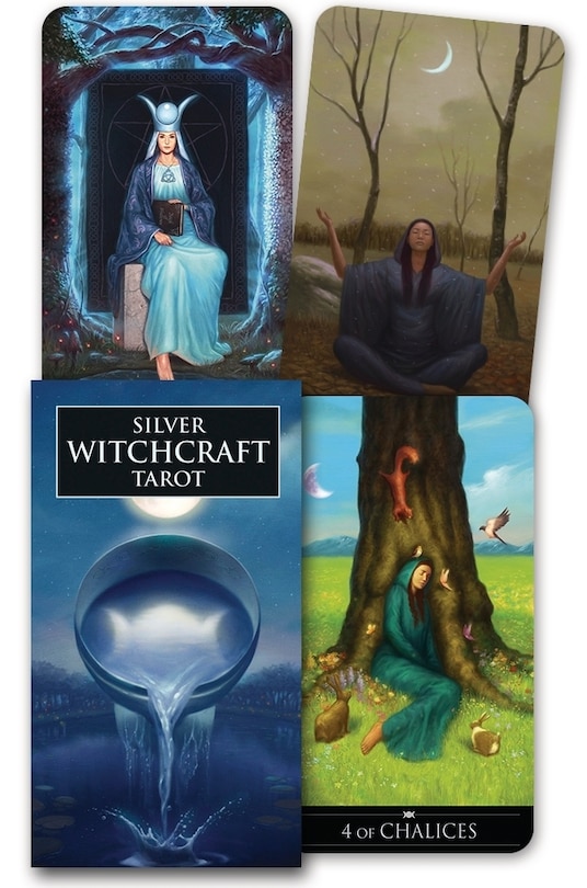 Front cover_Silver Witchcraft Tarot Deck
