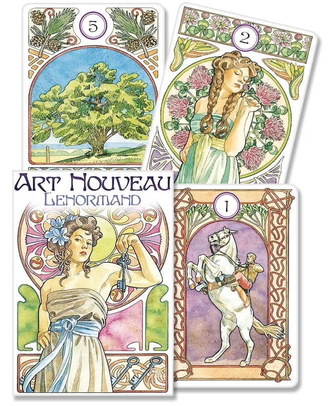 Front cover_Art Nouveau Lenormand Oracle