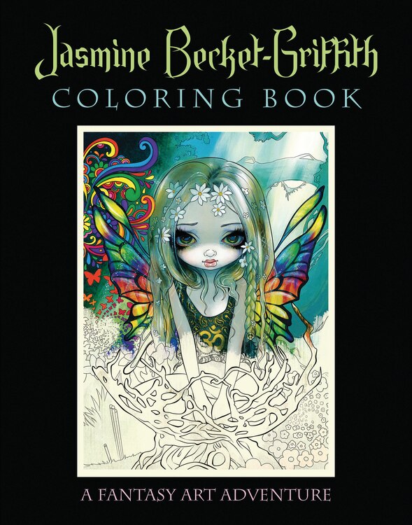 Front cover_Jasmine Becket-griffith Coloring Book