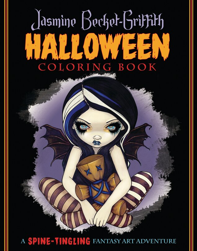 Front cover_Jasmine Becket-griffith Halloween Coloring Book