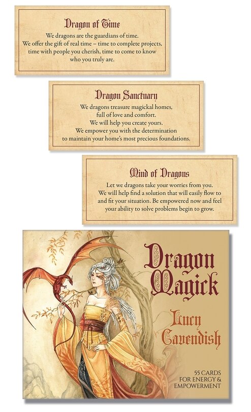 Front cover_Dragon Magick Affirmation Deck