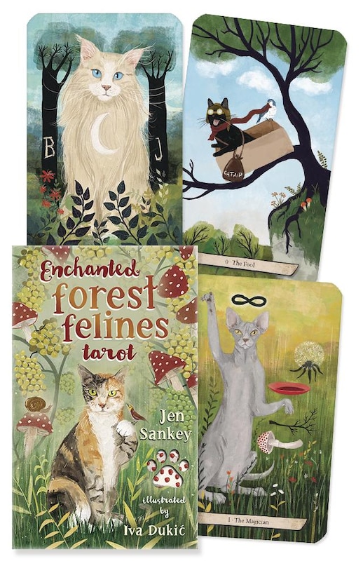 Front cover_Enchanted Forest Felines Tarot