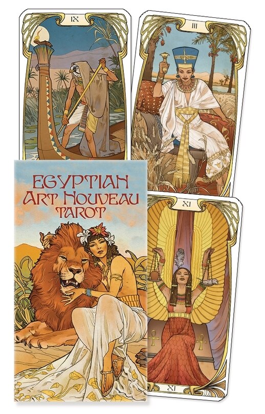 Front cover_Egyptian Art Nouveau Tarot