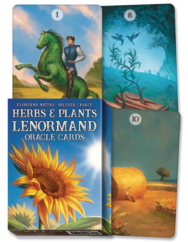Front cover_Herbs and Plants Lenormand Oracle Cards