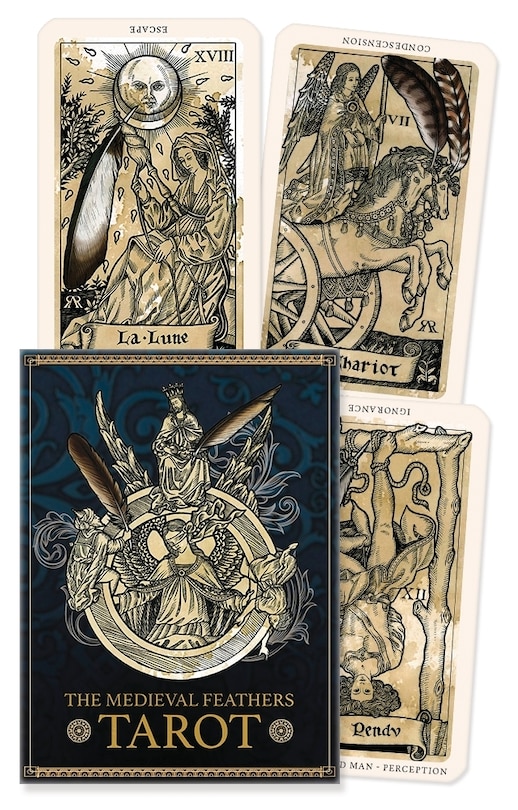 Front cover_The Medieval Feathers Tarot