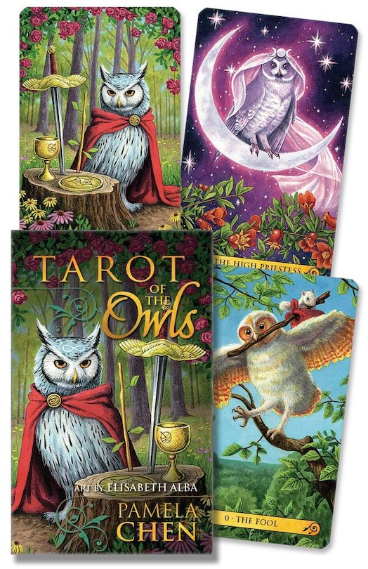 Front cover_Tarot of the Owls Mini Deck