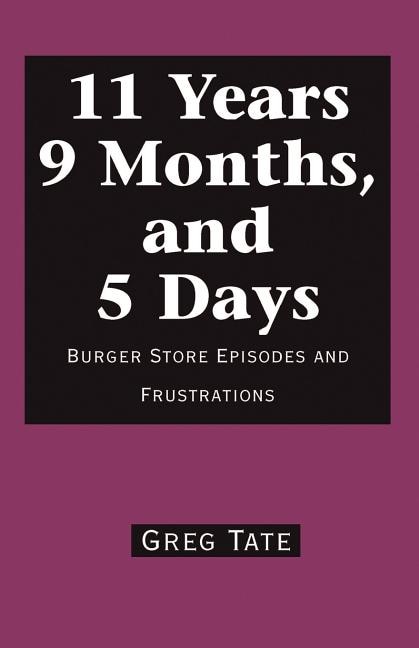 Front cover_11 Years 9 Months, and 5 Days