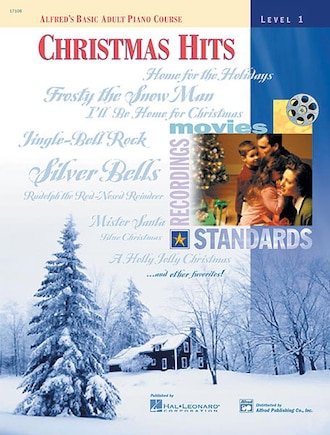 Alfred's Basic Adult Piano Course Christmas Hits, Bk 1