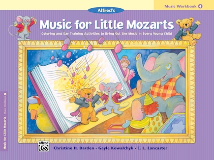 Music For Little Mozarts Music Workbook, Bk 4: Coloring And Ear Training Activities To Bring Out The Music In Every Young Child