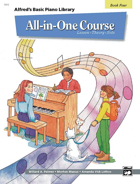 Front cover_Alfred's Basic All-in-one Course, Bk 4