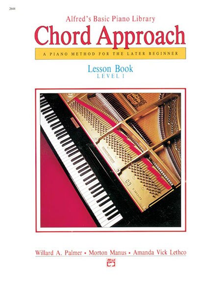 Front cover_Alfred's Basic Piano Chord Approach Lesson Book, Bk 1