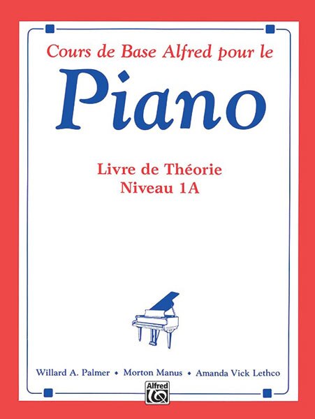 Front cover_Alfred's Basic Piano Library Theory, Bk 1a
