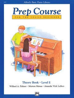 Front cover_Alfred's Basic Piano Prep Course Theory, Bk E