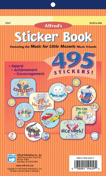 Front cover_Music For Little Mozarts Sticker Book