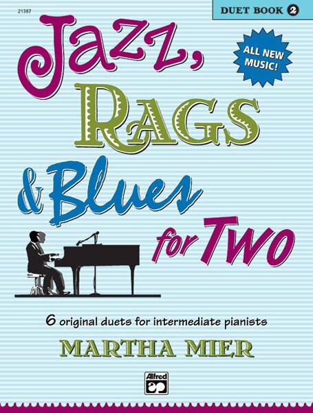 Front cover_Jazz, Rags And Blues For Two, Bk 2