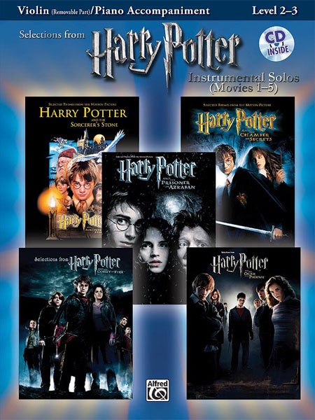 Front cover_Harry Potter Instrumental Solos For Strings (movies 1-5)