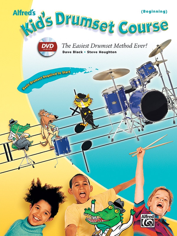Front cover_Alfred's Kid's Drumset Course