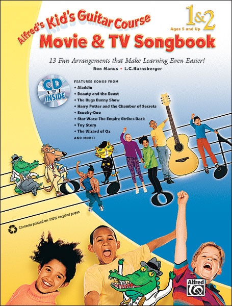 Couverture_Alfred's Kid's Guitar Course Movie And Tv Songbook 1