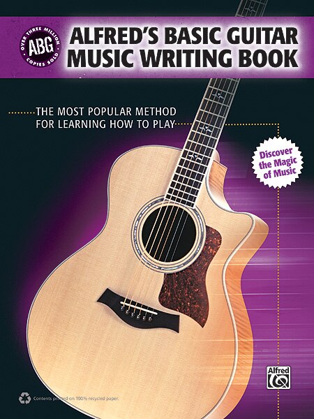 Front cover_Alfred's Basic Guitar Music Writing Book