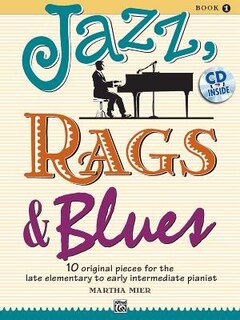 Front cover_Jazz, Rags And Blues, Bk 1