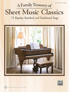 Front cover_A Family Treasury Of Sheet Music Classics