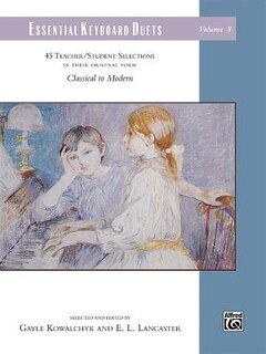 Essential Keyboard Duets, Vol 8: 45 Teacher/student Selections In Their Original Form, Comb Bound Book