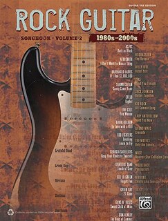 Couverture_The Rock Guitar Songbook - Volume 2 (1980s-2000s)