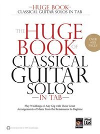 Front cover_The Huge Book Of Classical Guitar Solos In Tab