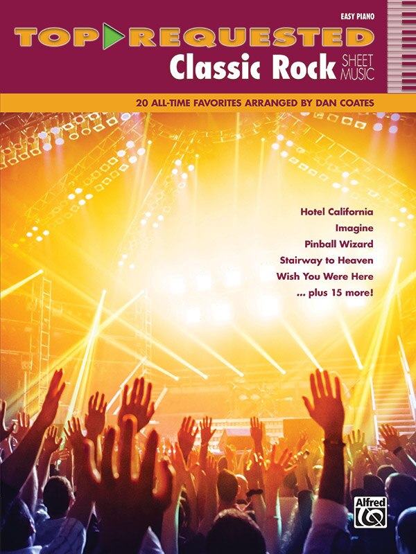 Front cover_Top-requested Classic Rock Sheet Music