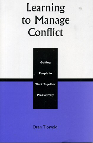 Front cover_Learning to Manage Conflict