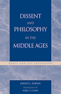 Front cover_Dissent and Philosophy in the Middle Ages
