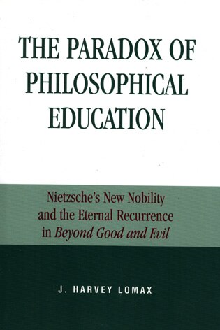 Front cover_The Paradox of Philosophical Education