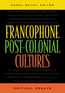 Front cover_Francophone Post-Colonial Cultures