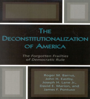 Front cover_The Deconstitutionalization of America