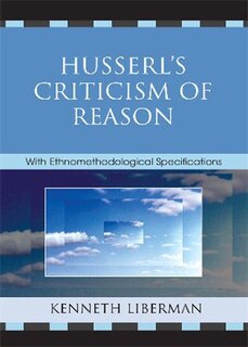 Couverture_Husserl's Criticism of Reason