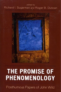 Front cover_The Promise of Phenomenology