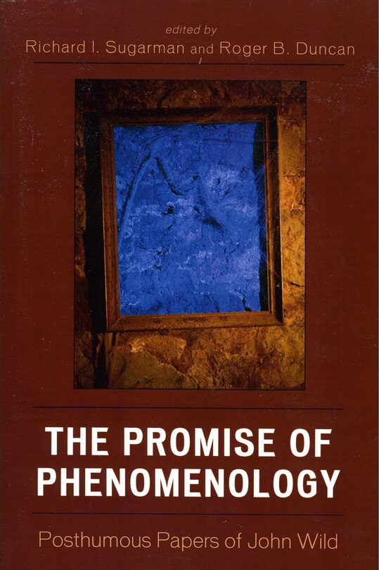 Front cover_The Promise of Phenomenology