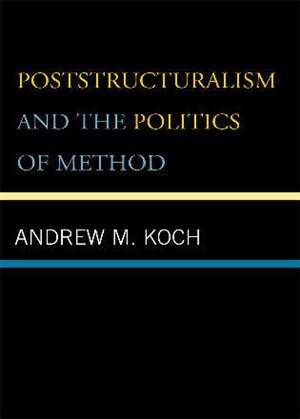 Couverture_Poststructuralism and the Politics of Method