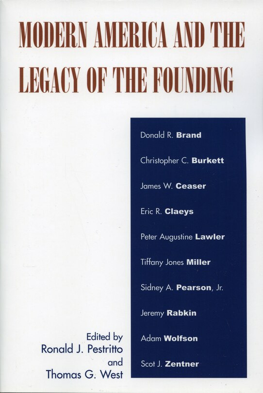 Couverture_Modern America and the Legacy of Founding