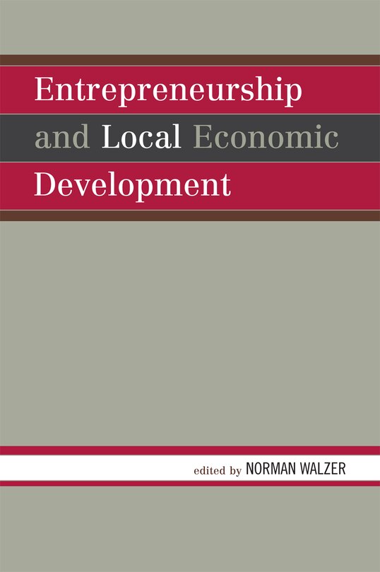 Front cover_Entrepreneurship and Local Economic Development