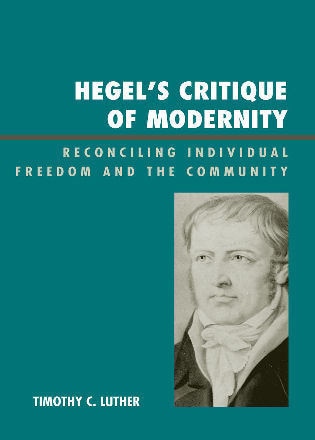 Couverture_Hegel's Critique of Modernity