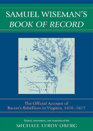 Front cover_Samuel Wiseman's Book of Record
