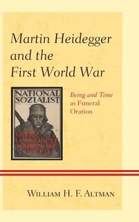 Front cover_Martin Heidegger and the First World War