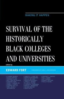 Front cover_Survival Of The Historically Black Colleges And Universities