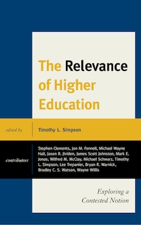 Front cover_The Relevance of Higher Education
