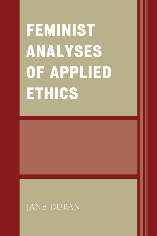 Couverture_Feminist Analyses Of Applied Ethics