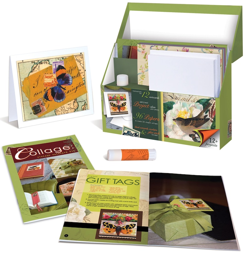 Couverture_Collage: Vintage Notecard Kit