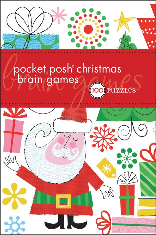 Front cover_Pocket Posh Christmas Brain Games