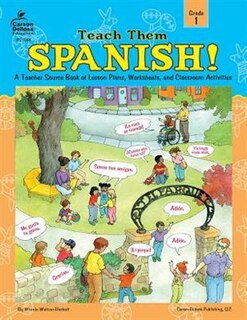 Front cover_Teach Them Spanish!, Grade 1